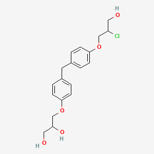 3-[4-[4-(2-Chloro-3-hydroxypropoxy)benzyl]phenoxy]propane-1,2-diol