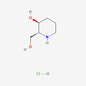 (2R,3S)-2-(Hydroxymethyl)piperidin-3-ol hydrochloride