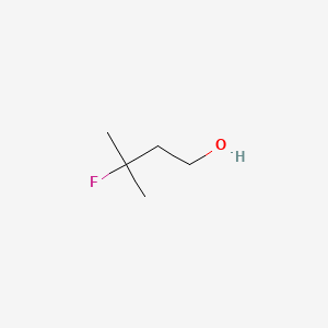 molecular formula C5H11FO B568981 3-Fluoro-3-methylbutan-1-ol CAS No. 944264-99-7