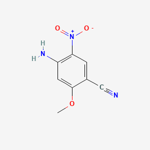 4-Amino-2-methoxy-5-nitrobenzonitrile