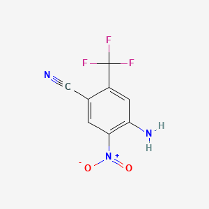 5-Amino-2-cyano-4-nitrobenzotrifluoride