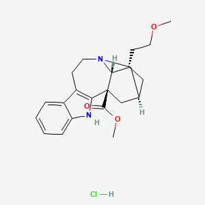 molecular formula C22H29ClN2O3 B568989 Zolunicant hydrochloride, (+)- CAS No. 266686-75-3
