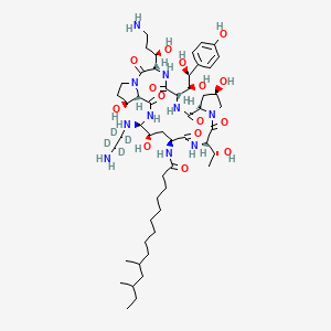 molecular formula C52H88N10O15 B568995 Caspofungin-d4 CAS No. 1131958-73-0