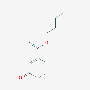 molecular formula C12H18O2 B056900 3-(1-Butoxyethenyl)cyclohex-2-EN-1-one CAS No. 118716-39-5