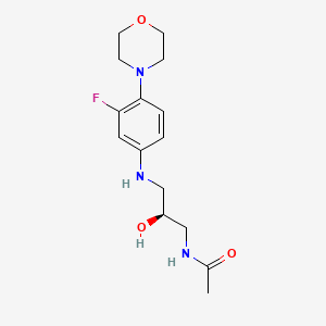 molecular formula C15H22FN3O3 B569000 Unii-kst57DH7K2 CAS No. 1561176-27-9
