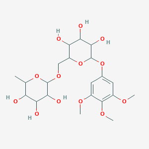 molecular formula C21H32O13 B569008 Antiarol rutinoside CAS No. 261351-23-9