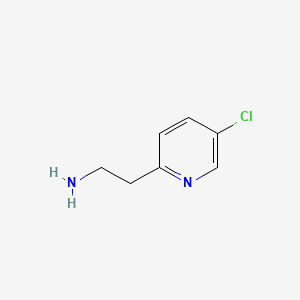 molecular formula C7H9ClN2 B569009 2-(5-Chloropyridin-2-YL)ethanamine CAS No. 1060802-15-4