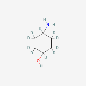 molecular formula C6H13NO B569013 4-Aminocyclohexanol-d10 CAS No. 1241045-80-6