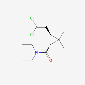 (1R,3S)-3-(2,2-Dichloroethenyl)-N,N-diethyl-2,2-dimethylcyclopropane-1-carboxamide