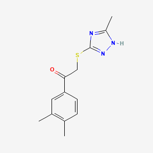 molecular formula C13H15N3OS B5690277 MFCD02366270 