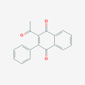 molecular formula C18H12O3 B5690444 2-Acetyl-3-phenylnaphthalene-1,4-dione CAS No. 5307-69-7