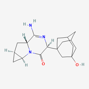 molecular formula C18H25N3O2 B569057 Saxagliptin metabolite D1 CAS No. 1350800-76-8