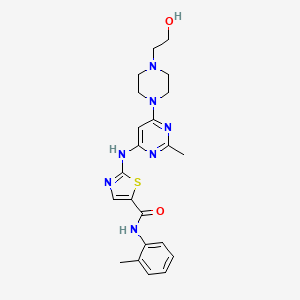 molecular formula C22H27N7O2S B569063 Deschloro Dasatinib CAS No. 1184919-23-0