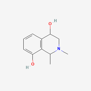 1,2,3,4-Tetrahydro-1,2-dimethyl-4,8-isoquinolinediol