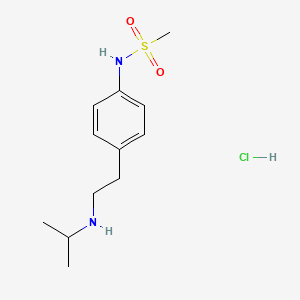 molecular formula C12H21ClN2O2S B569082 Deoxysotalol hydrochloride CAS No. 16974-44-0