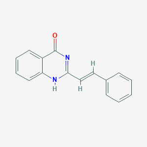 molecular formula C16H12N2O B056910 2-Styrylquinazolin-4(3H)-one CAS No. 4765-58-6