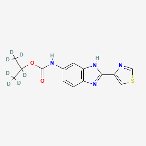 molecular formula C14H14N4O2S B569100 Cambendazole-d7 CAS No. 1228182-48-6
