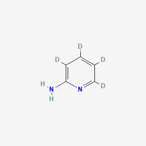 molecular formula C5H6N2 B569127 3,4,5,6-Tetradeuteriopyridin-2-amine CAS No. 87802-54-8