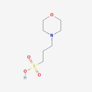 molecular formula C7H15NO4S B056913 3[N-吗啉基]丙烷磺酸 CAS No. 1132-61-2