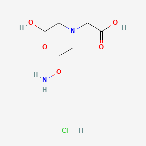 molecular formula C6H13ClN2O5 B569155 2-Aminooxyethyliminodiacetic acid hydrochloride CAS No. 156491-84-8