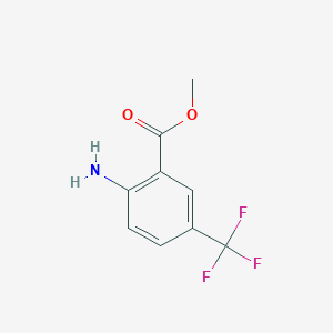 molecular formula C9H8F3NO2 B056916 Methyl 2-amino-5-(trifluoromethyl)benzoate CAS No. 117324-58-0