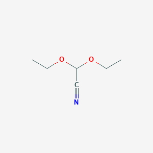 molecular formula C6H11NO2 B056917 二乙氧基乙腈 CAS No. 6136-93-2