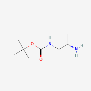 molecular formula C8H18N2O2 B569187 (S)-Tert-butyl (2-aminopropyl)carbamate CAS No. 121103-15-9
