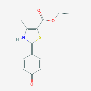Ethyl 2-(4-hydroxyphenyl)-4-methylthiazole-5-carboxylate