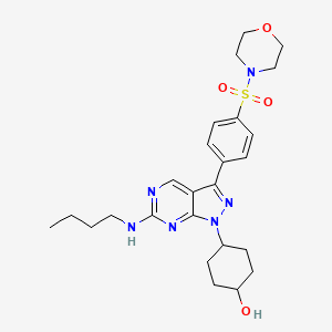 molecular formula C25H34N6O4S B569205 UNC1062 CAS No. 1350549-36-8