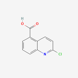 molecular formula C10H6ClNO2 B569217 2-Chloroquinoline-5-carboxylic acid CAS No. 1092287-30-3