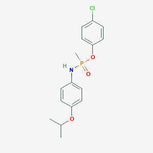 molecular formula C16H19ClNO3P B5692312 N-[(4-chlorophenoxy)-methylphosphoryl]-4-propan-2-yloxyaniline 