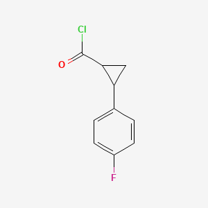 2-(4-Fluorophenyl)cyclopropane-1-carbonyl chloride
