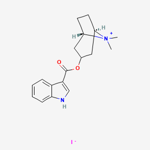 molecular formula C18H23IN2O2 B569246 Tropisetron methyliodide CAS No. 115626-53-4