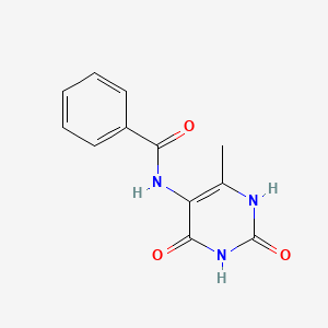 molecular formula C12H11N3O3 B5692494 N-(2,4-dihydroxy-6-methylpyrimidin-5-yl)benzamide CAS No. 591726-19-1
