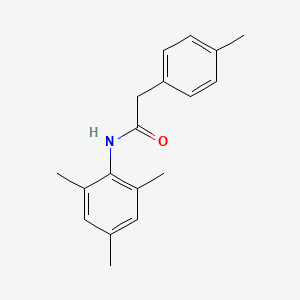 molecular formula C18H21NO B5692503 2-(4-methylphenyl)-N-(2,4,6-trimethylphenyl)acetamide 
