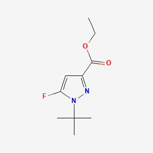 Ethyl 1-(tert-butyl)-5-fluoro-1H-pyrazole-3-carboxylate
