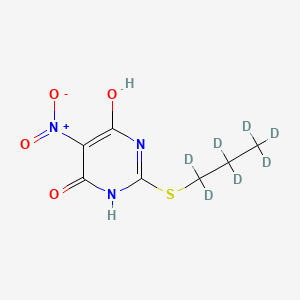 S-Propyl-5-nitro-2-thiobarbituric-d7 Acid