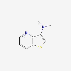 molecular formula C9H10N2S B569283 N,N-Dimethylthieno[3,2-b]pyridin-3-amine CAS No. 116081-11-9