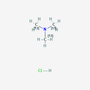 molecular formula C3H10ClN B569307 Trimethylammonium chloride-13C3 CAS No. 286013-00-1