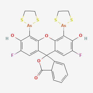 molecular formula C24H16As2F2O5S4 B569312 F2FlAsH CAS No. 912934-89-5