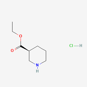 molecular formula C8H16ClNO2 B569317 (S)-Ethyl piperidine-3-carboxylate hydrochloride CAS No. 115655-08-8