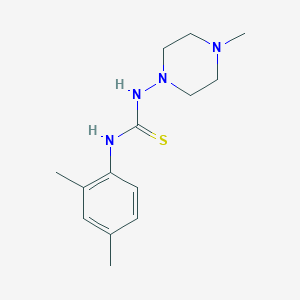 molecular formula C14H22N4S B5693192 1-(2,4-Dimethylphenyl)-3-(4-methylpiperazin-1-yl)thiourea 