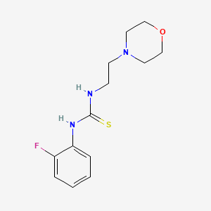 molecular formula C13H18FN3OS B5693205 1-(2-Fluorophenyl)-3-[2-(morpholin-4-yl)ethyl]thiourea CAS No. 6551-81-1