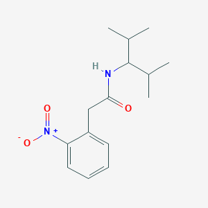 molecular formula C15H22N2O3 B5693262 N-(2,4-dimethylpentan-3-yl)-2-(2-nitrophenyl)acetamide 