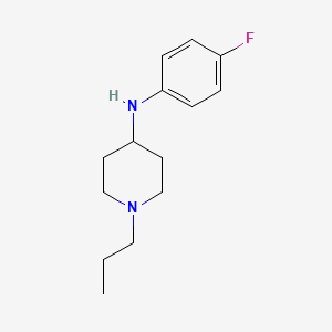 molecular formula C14H21FN2 B5693317 N-(4-fluorophenyl)-1-propylpiperidin-4-amine 