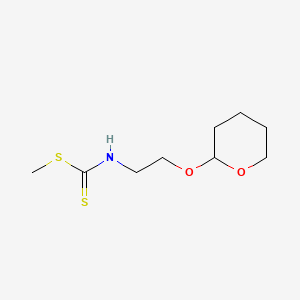Methyl (2-((tetrahydro-2H-pyran-2-yl)oxy)ethyl)carbamodithioate
