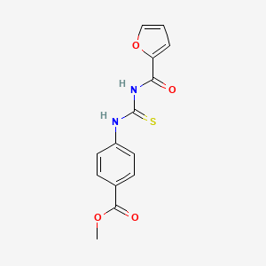 molecular formula C14H12N2O4S B5693440 METHYL 4-({[(2-FURYLCARBONYL)AMINO]CARBOTHIOYL}AMINO)BENZOATE 