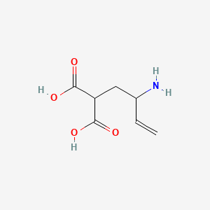 molecular formula C7H11NO4 B569365 2-(2-Aminobut-3-enyl)malonic Acid CAS No. 1378466-25-1