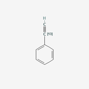 molecular formula C8H6 B569370 Ethynylbenzene-13C CAS No. 23351-79-3