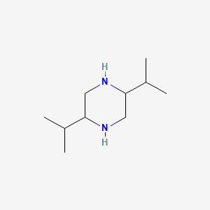 molecular formula C10H22N2 B569375 2,5-Diisopropylpiperazine CAS No. 114420-45-0